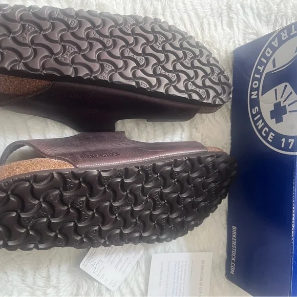 NWT Birkenstock new Milano Chocolate Brown Sandals - Picture 2 of 9